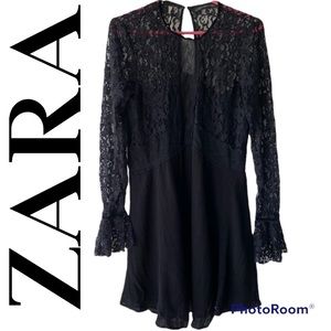 ✨Zara Black Laced Dress✨